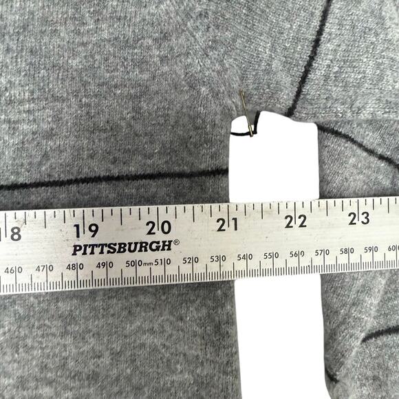 NWT Ed Hardy Mens Patch Knitted Striped Zip Up Hoodie Sweater Gray Size‎ L - Picture 9 of 9